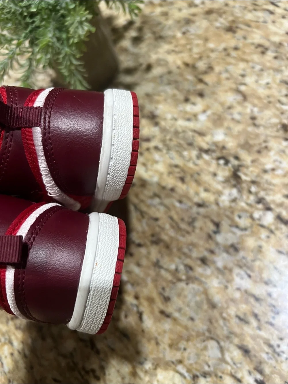 Nike Jordan Toddler Red/Pink/Maroon High-Top Sneakers 7C